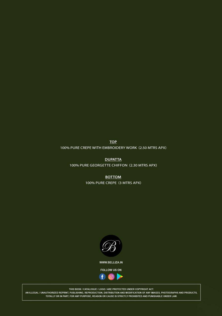 Belliza gazal vol 2 Bulk dress material suppliers in Pune